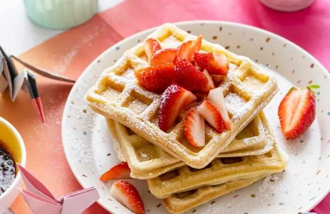 imagen-Waffle with Berries